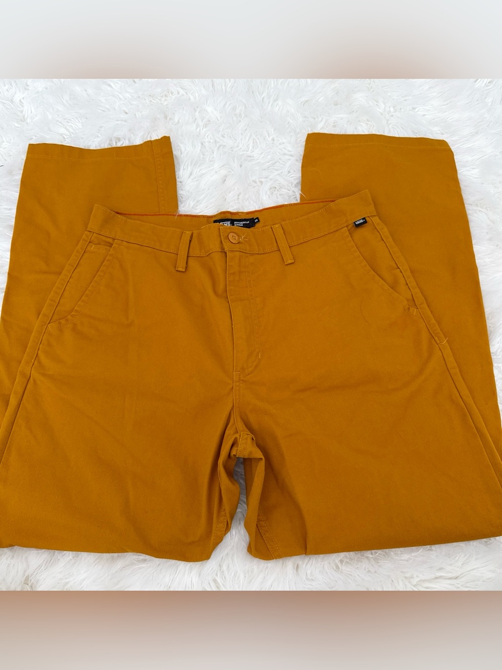 Vans  Men's Chino Pants - Mustard